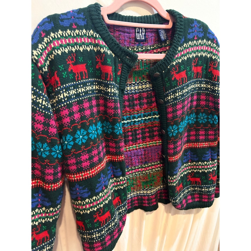 GAP Kids Multicolor Patterned Sweater - Picture 2 of 5
